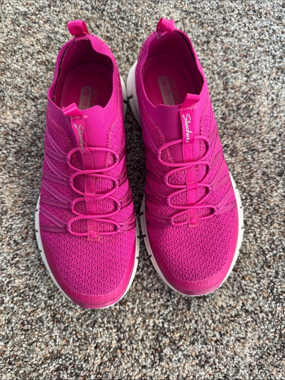Skechers Women’s Slip-On Athletic Sneakers - Fuchsia Pink